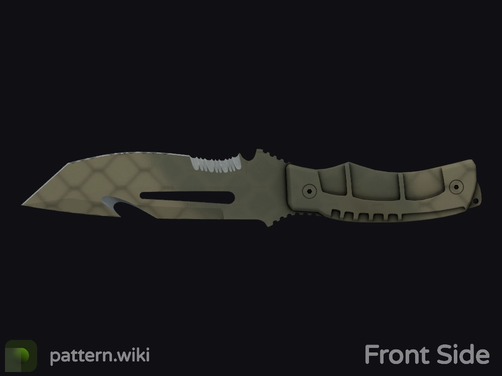 Survival Knife Safari Mesh seed 426