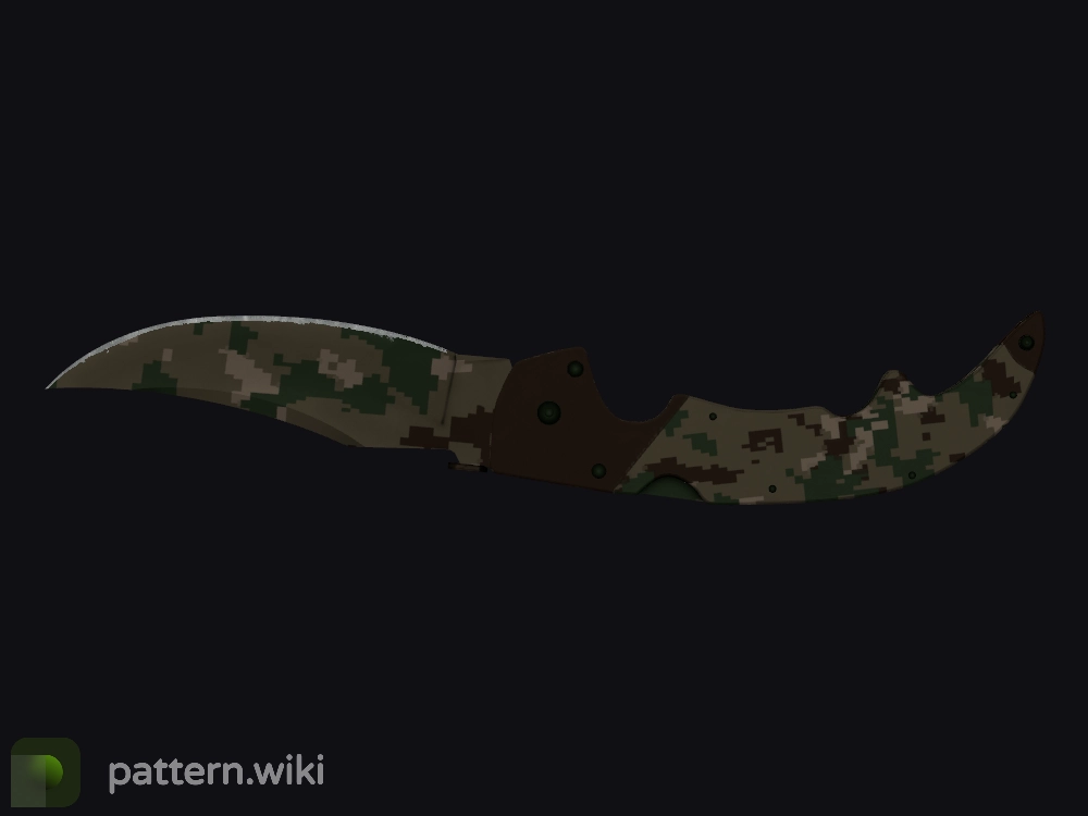 Falchion Knife Forest DDPAT seed 340