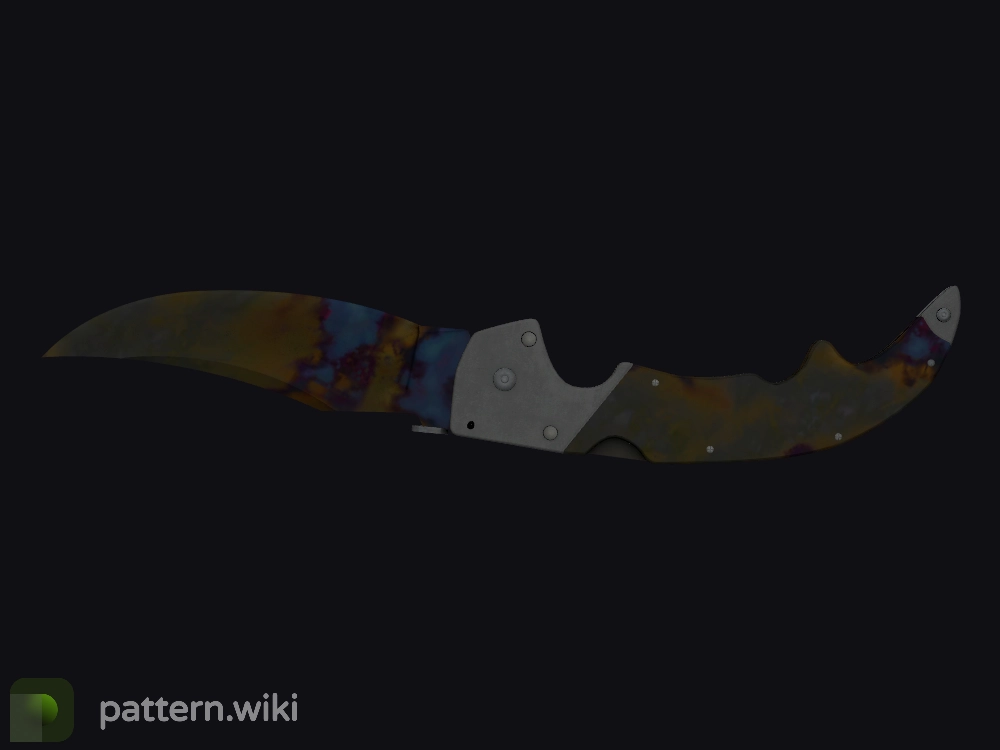 Falchion Knife Case Hardened seed 781