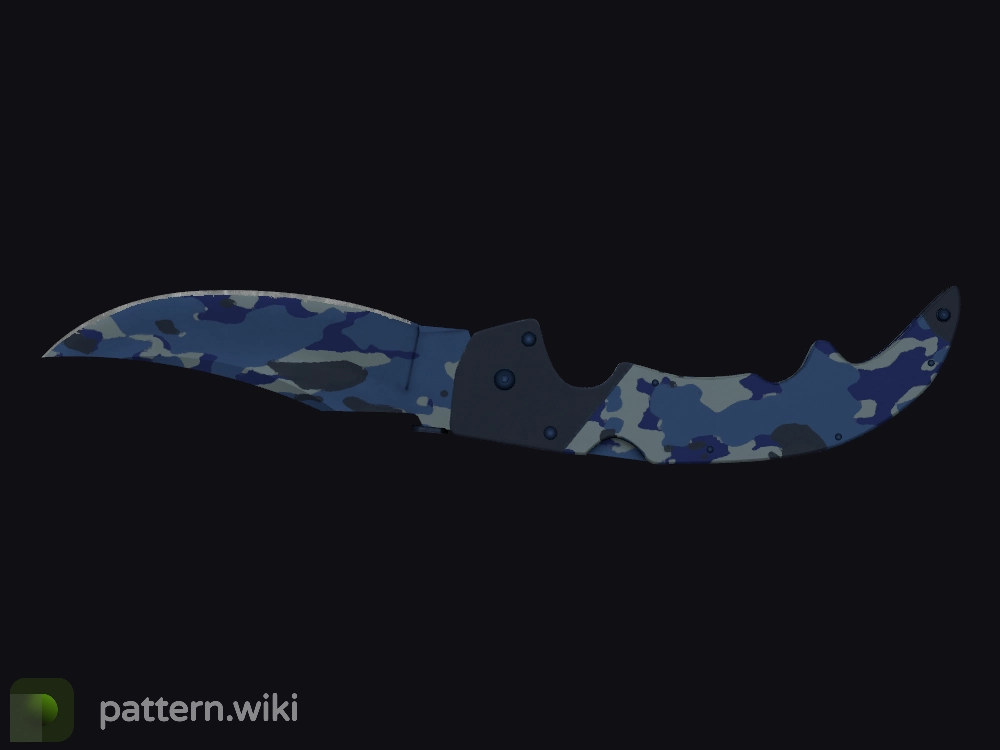 Falchion Knife Bright Water seed 90