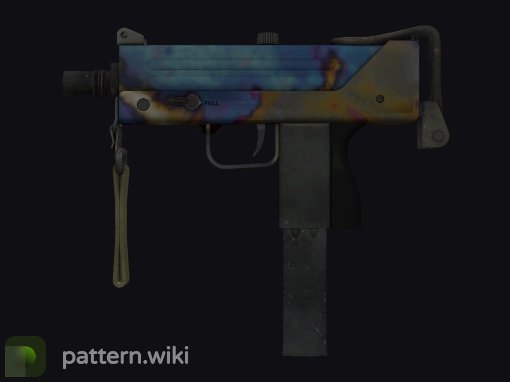 MAC-10 Case Hardened seed 199