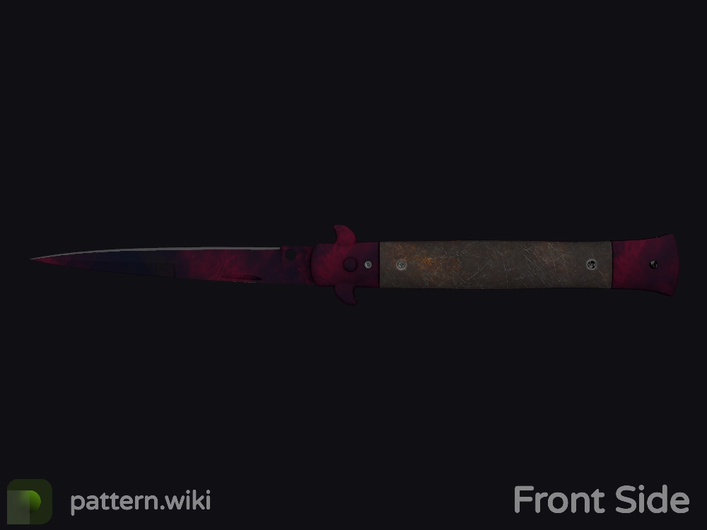 Stiletto Knife Doppler seed 357