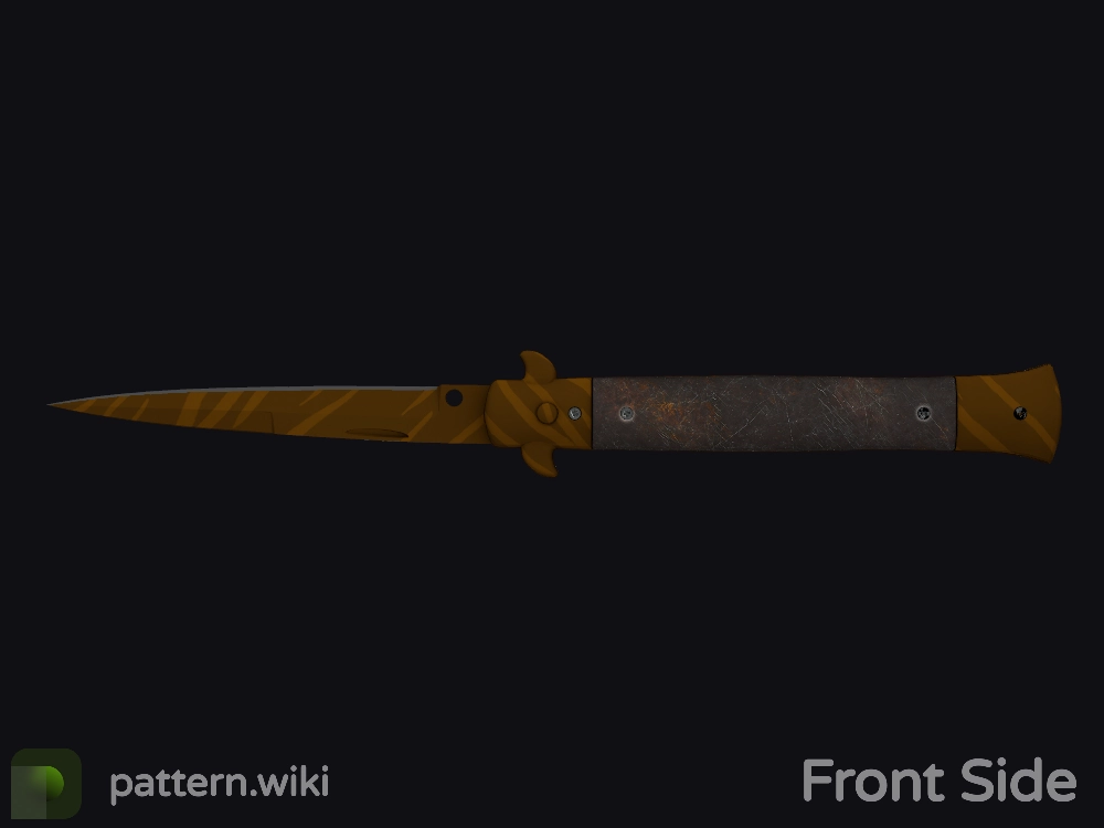 Stiletto Knife Tiger Tooth seed 223