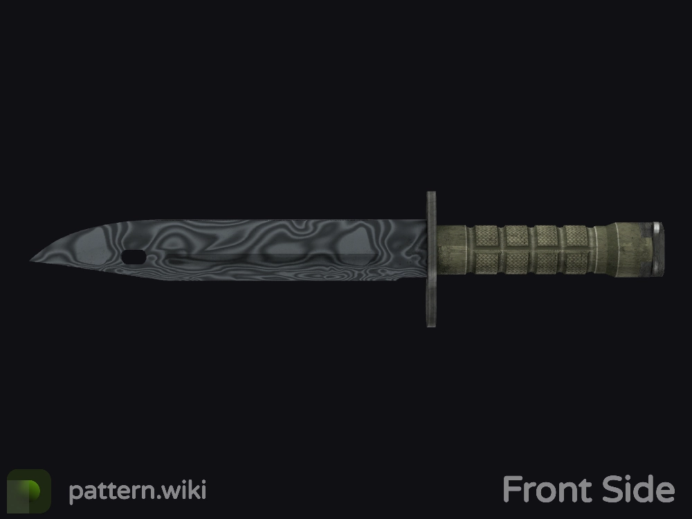 Bayonet Damascus Steel seed 45