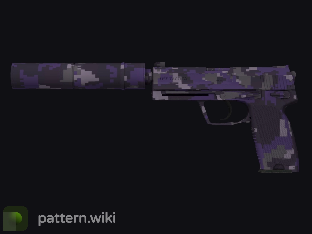 USP-S Purple DDPAT seed 125