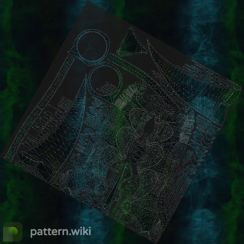 Karambit Gamma Doppler seed 263 pattern template