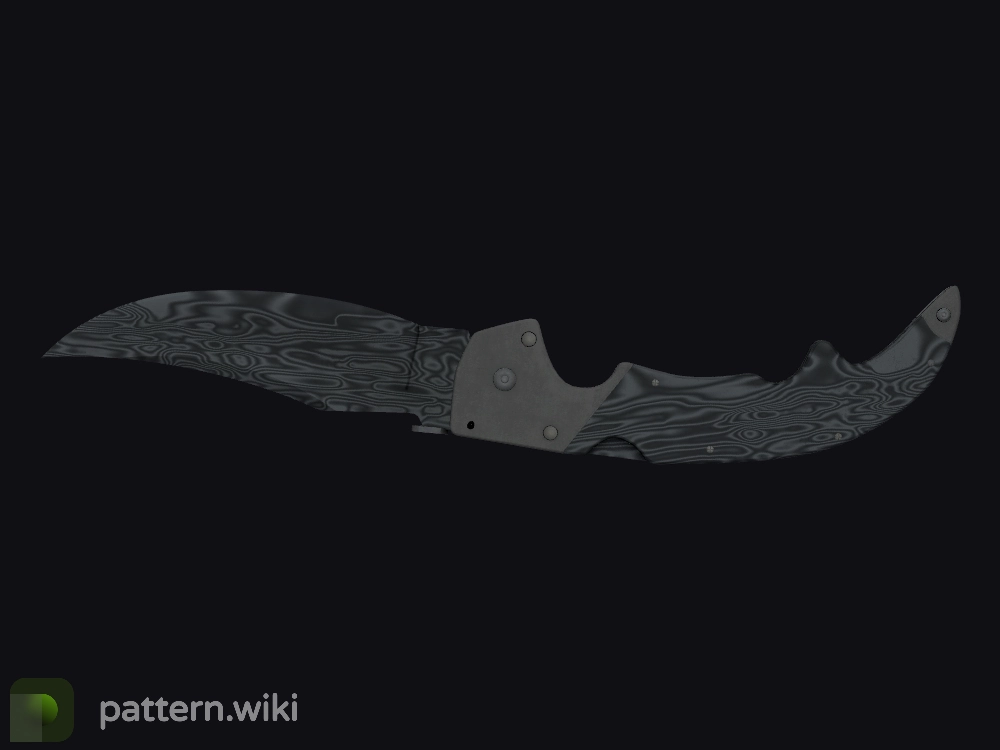 Falchion Knife Damascus Steel seed 694