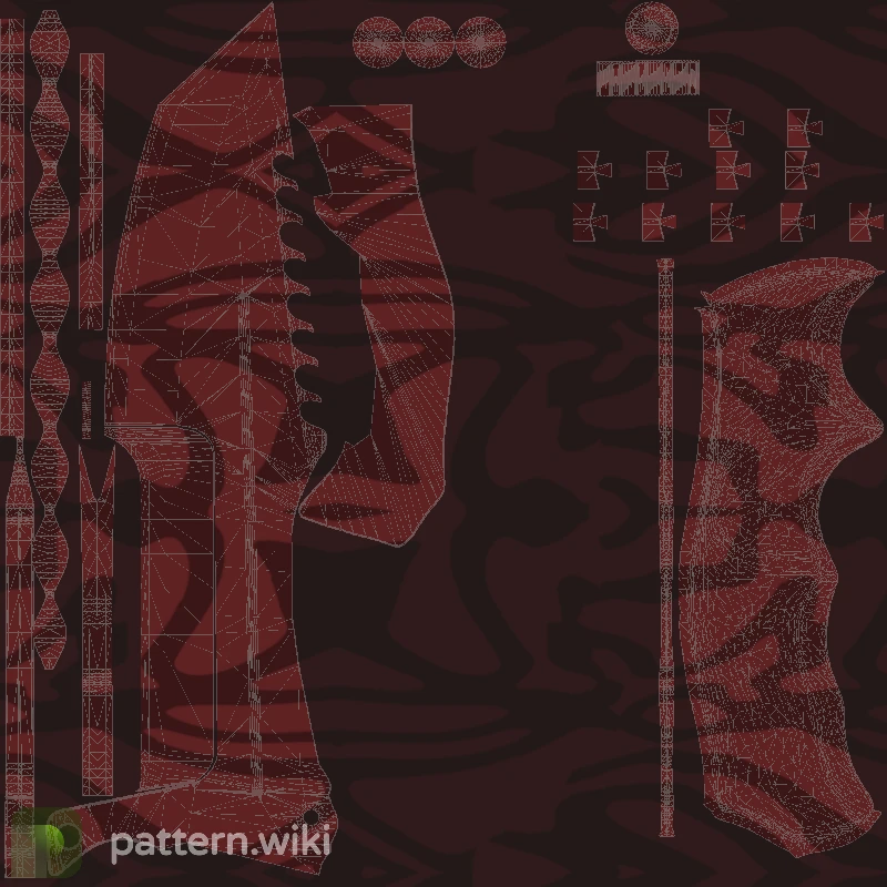 Huntsman Knife Slaughter seed 413 pattern template