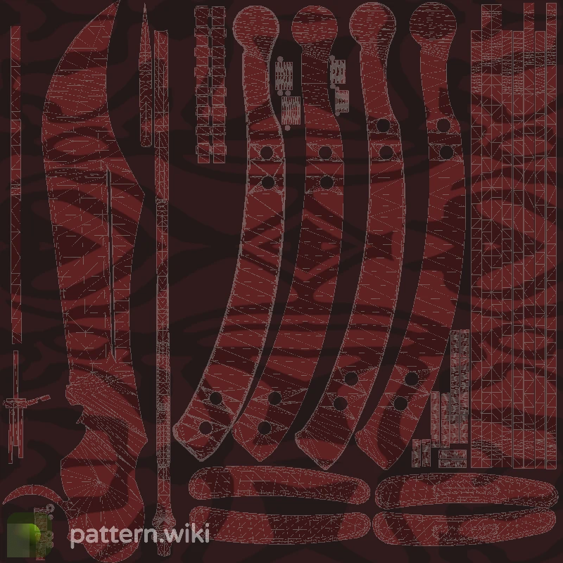 Butterfly Knife Slaughter seed 723 pattern template