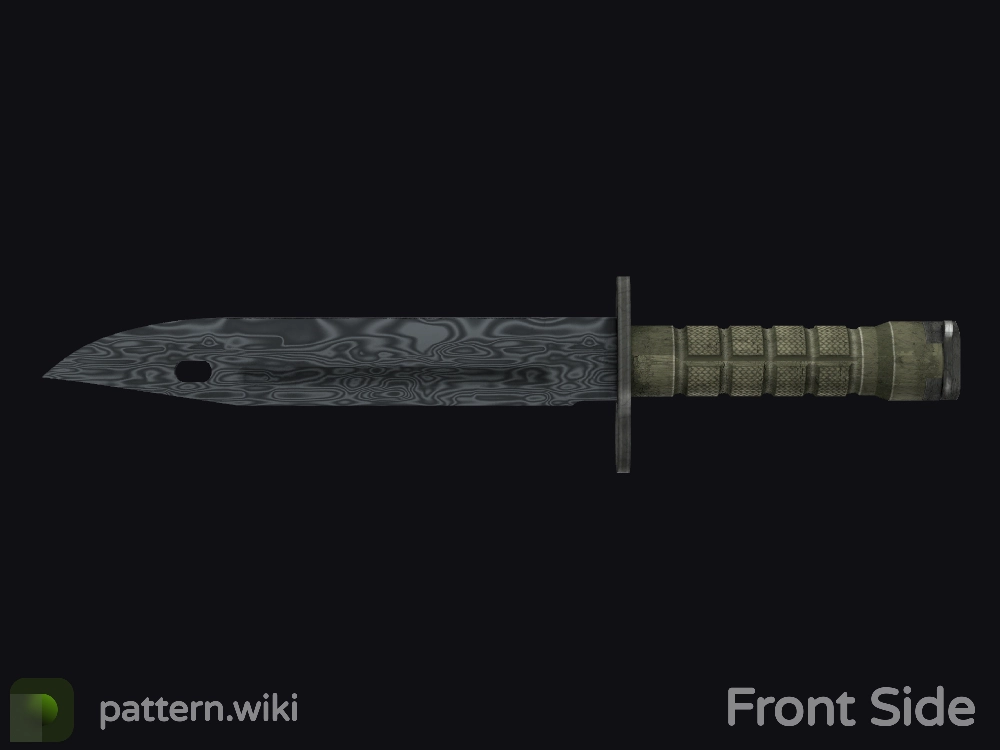 Bayonet Damascus Steel seed 696