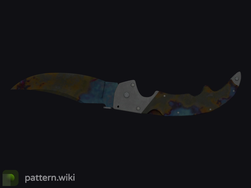 Falchion Knife Case Hardened seed 108