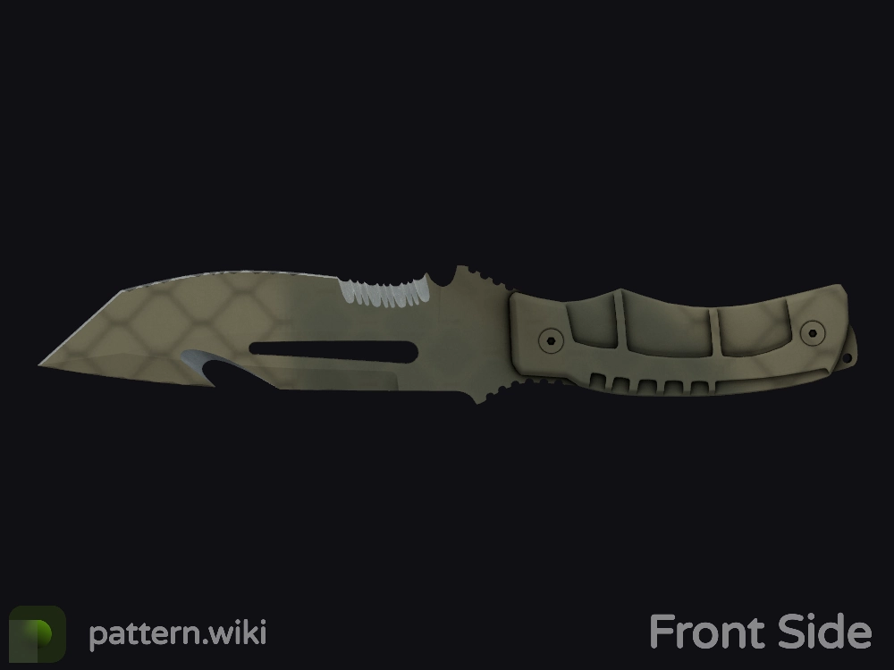 Survival Knife Safari Mesh seed 326