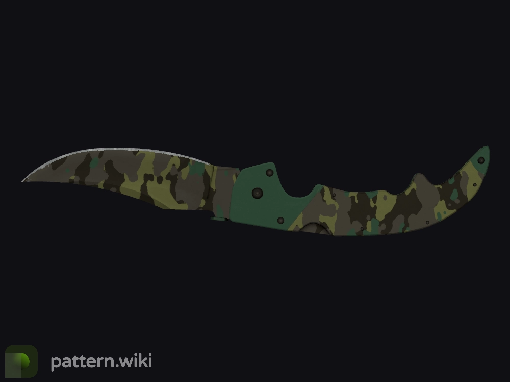 Falchion Knife Boreal Forest seed 161