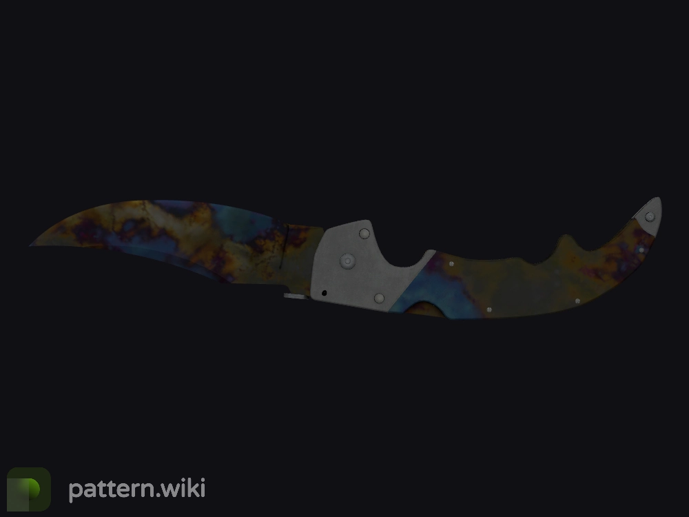 Falchion Knife Case Hardened seed 209