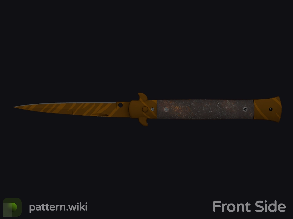 Stiletto Knife Tiger Tooth seed 380