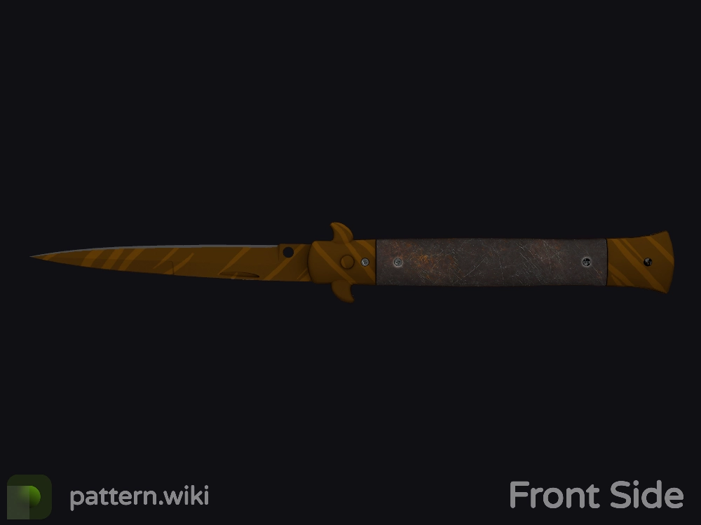 Stiletto Knife Tiger Tooth seed 137