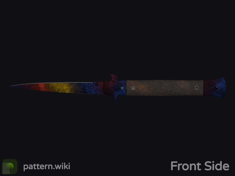 Stiletto Knife Marble Fade seed 262