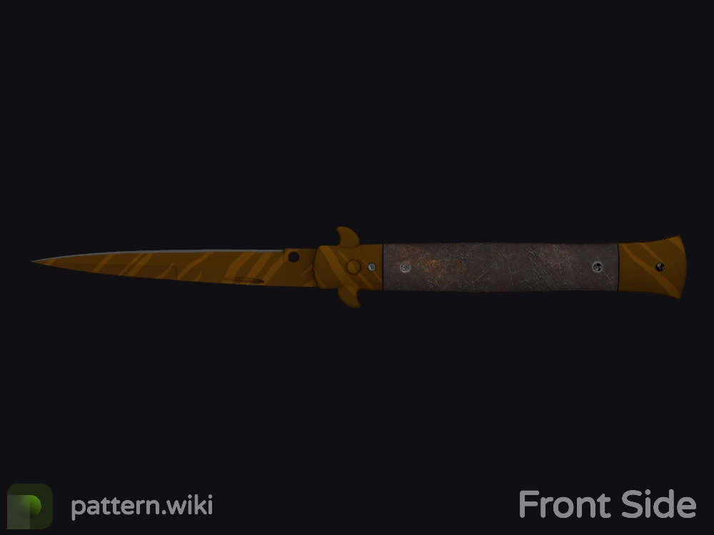 Stiletto Knife Tiger Tooth seed 328