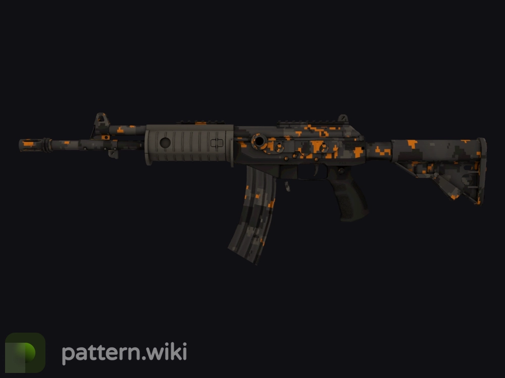 Galil AR Orange DDPAT seed 204