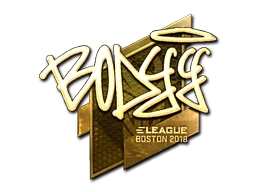 Sticker bodyy (Gold) | Boston 2018 preview