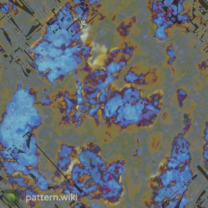 AK-47 Case Hardened seed 377 pattern template