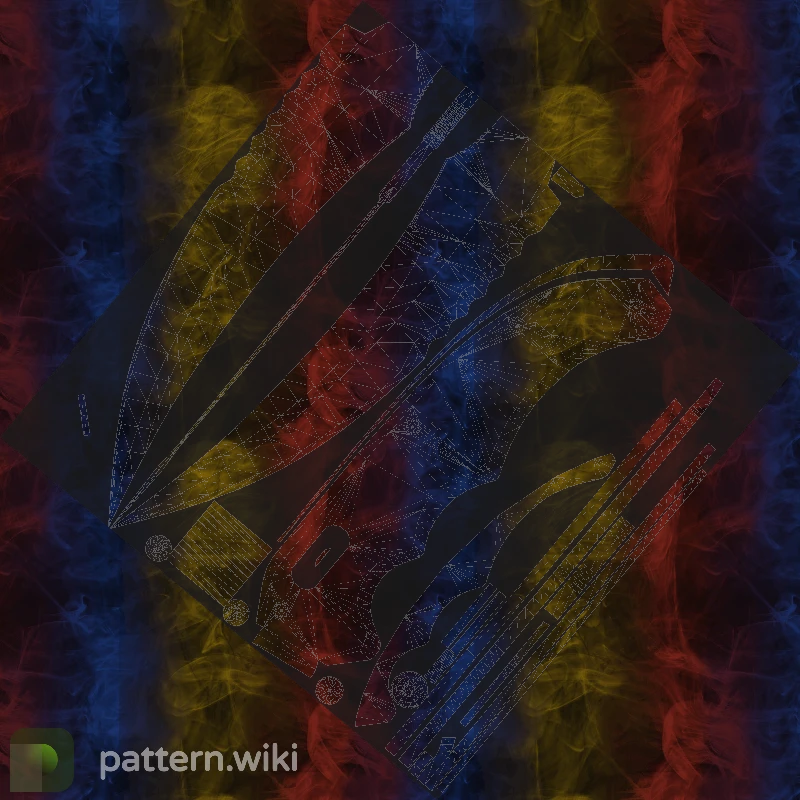 Flip Knife Marble Fade seed 527 pattern template