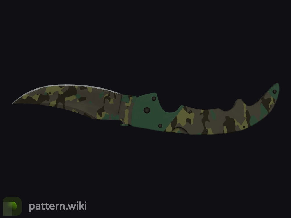 Falchion Knife Boreal Forest seed 343