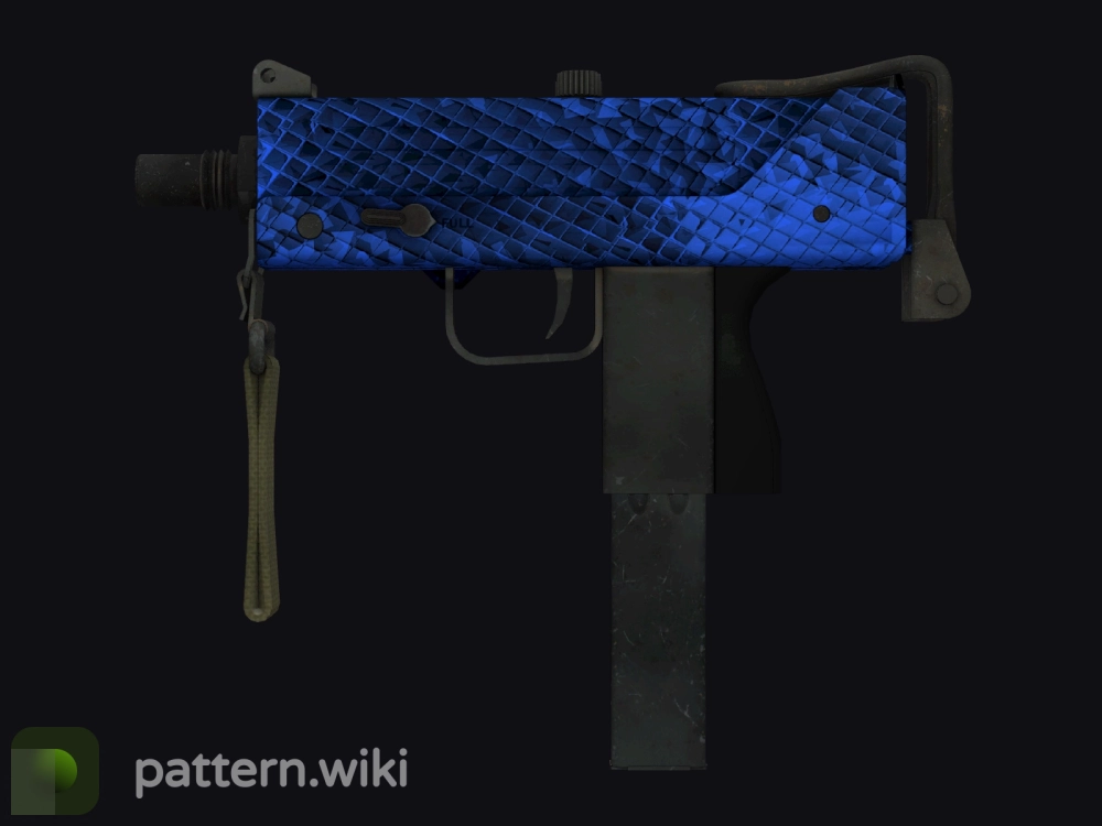 MAC-10 Lapis Gator seed 585