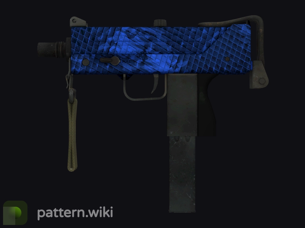 MAC-10 Lapis Gator seed 61