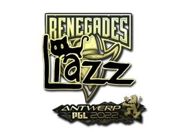 Sticker Liazz (Gold) | Antwerp 2022 preview