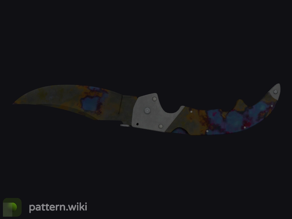 Falchion Knife Case Hardened seed 748