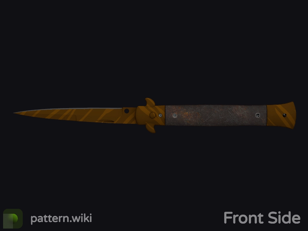 Stiletto Knife Tiger Tooth seed 479