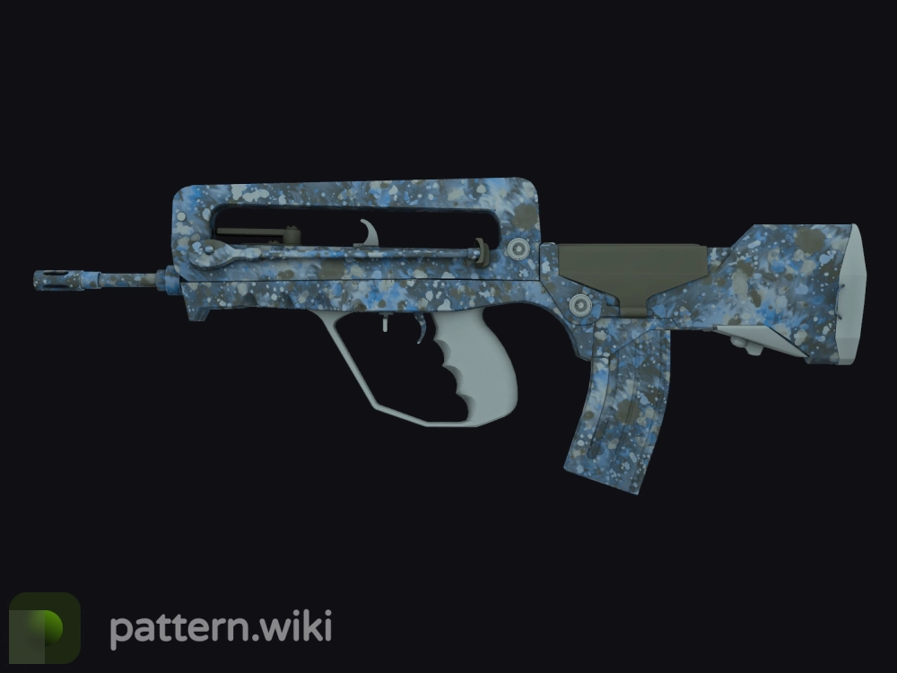 FAMAS Cyanospatter seed 660