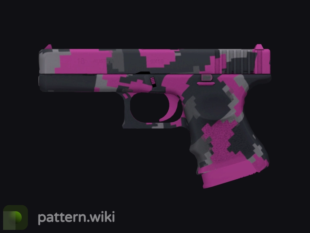 Glock-18 Pink DDPAT seed 256