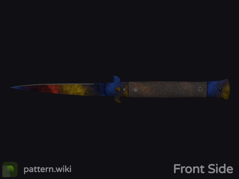 Stiletto Knife Marble Fade seed 114