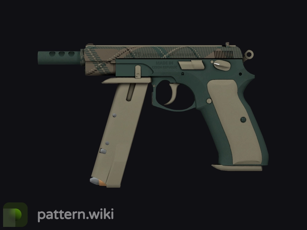 CZ75-Auto Green Plaid seed 755