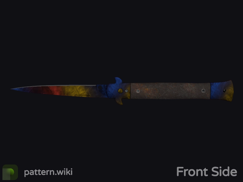 Stiletto Knife Marble Fade seed 78