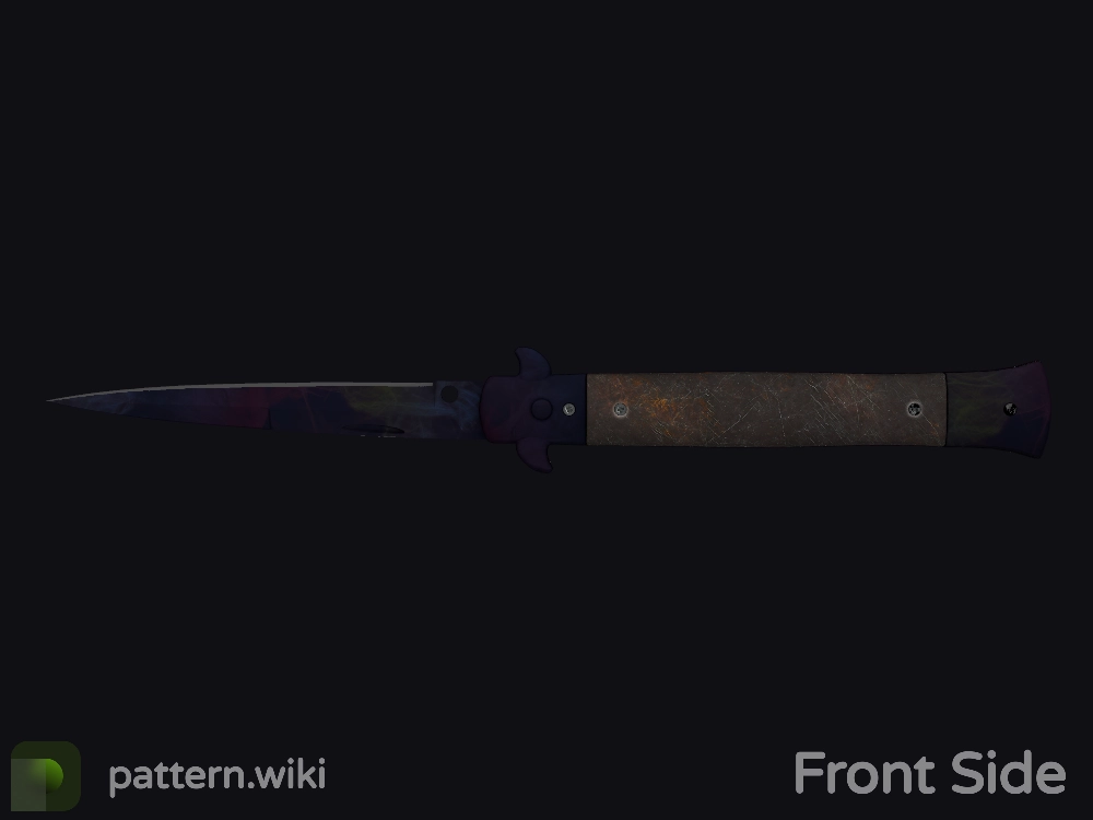 Stiletto Knife Doppler seed 744