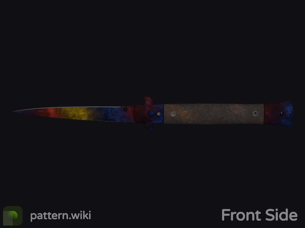 Stiletto Knife Marble Fade seed 535