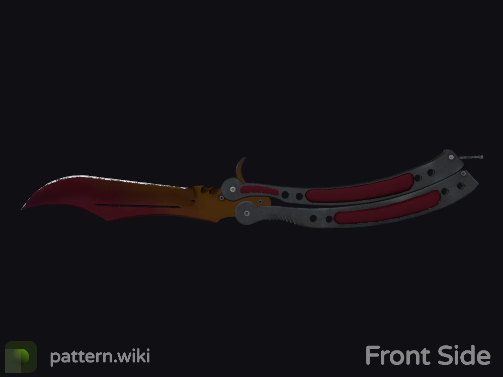 Butterfly Knife Fade seed 128