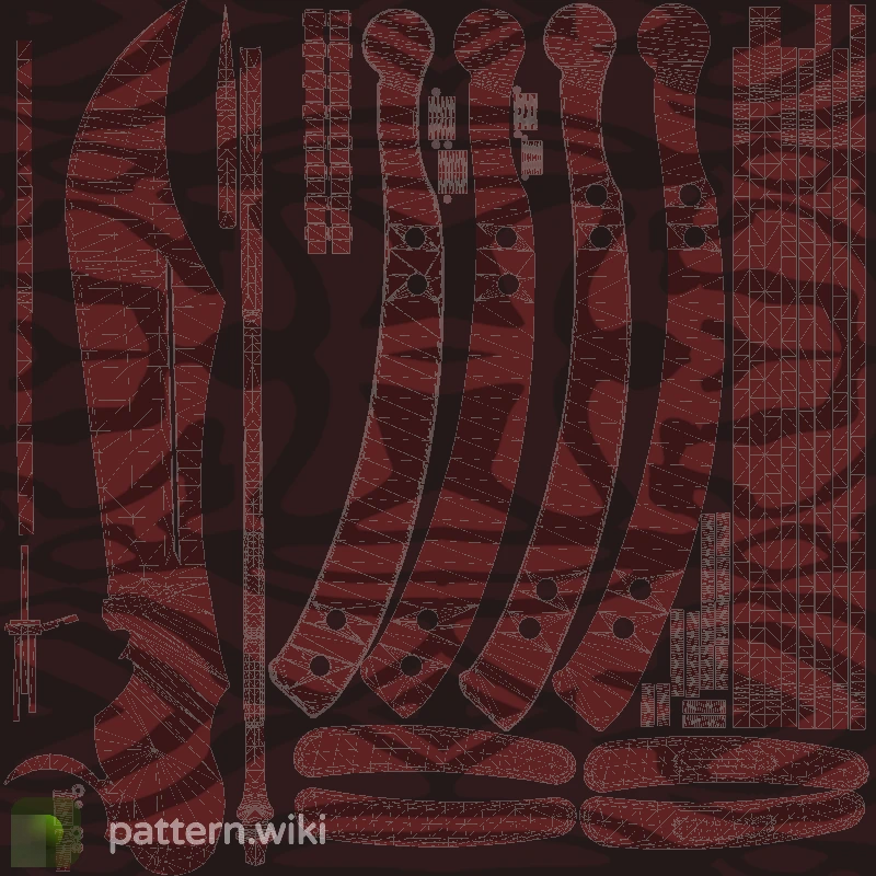 Butterfly Knife Slaughter seed 18 pattern template