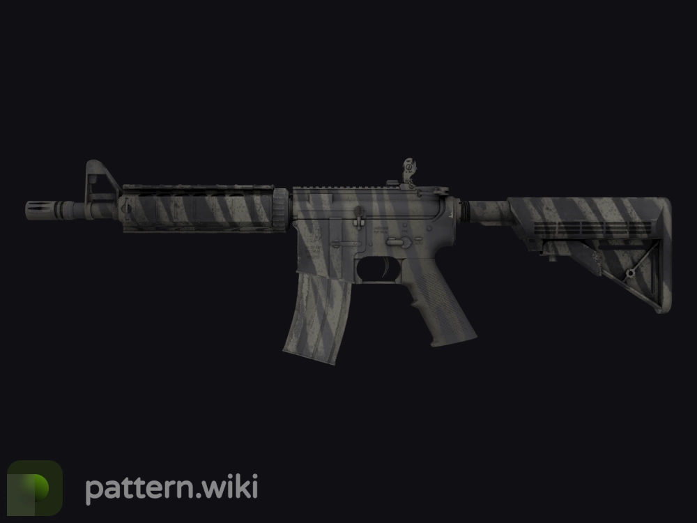 M4A4 Faded Zebra seed 194