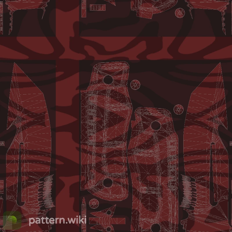 Survival Knife Slaughter seed 133 pattern template