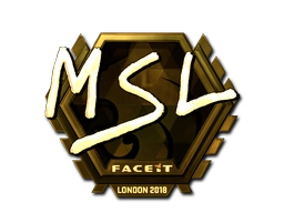 Sticker MSL (Gold) | London 2018 preview