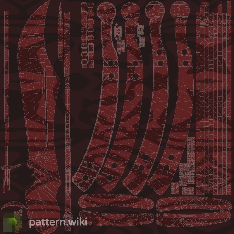 Butterfly Knife Slaughter seed 819 pattern template