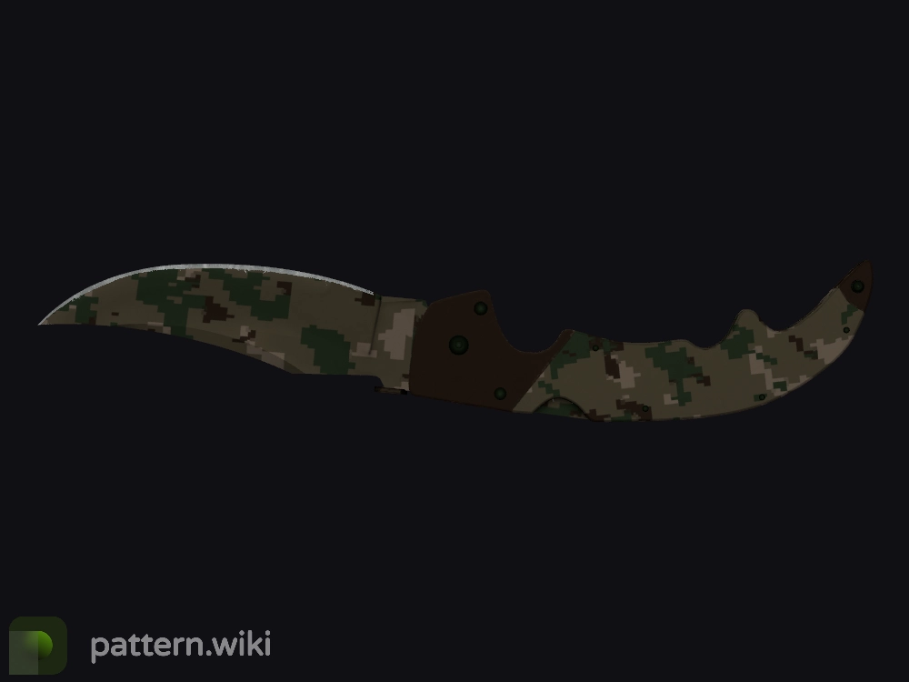 Falchion Knife Forest DDPAT seed 218