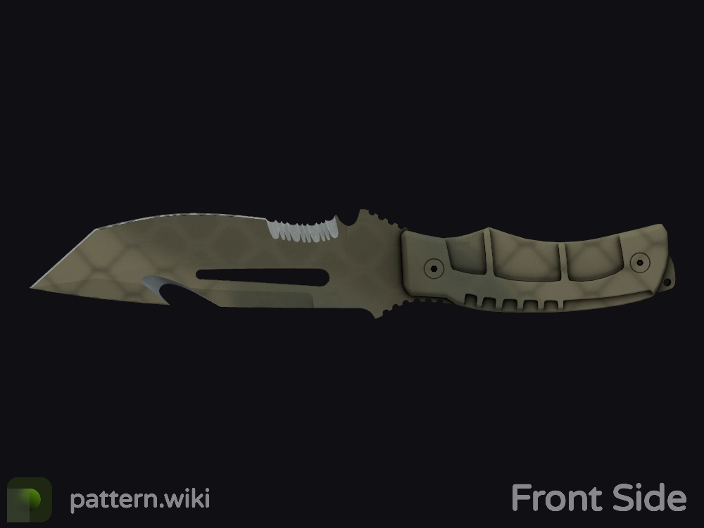 Survival Knife Safari Mesh seed 934