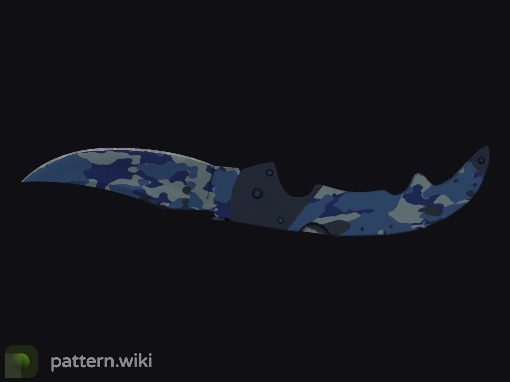 Falchion Knife Bright Water seed 74