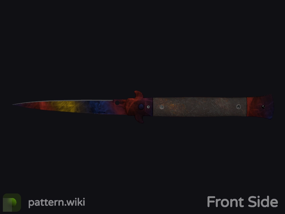 Stiletto Knife Marble Fade seed 541