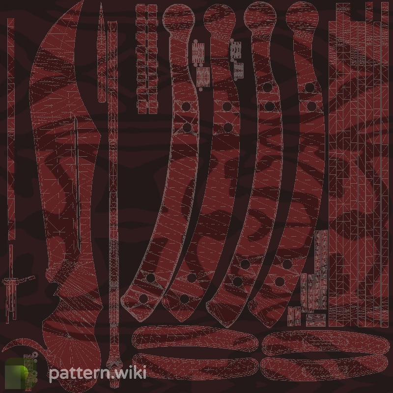 Butterfly Knife Slaughter seed 909 pattern template